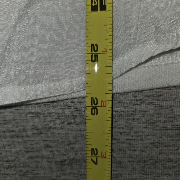 PerSeption Concept White Lacy Embroidered Blouse Womens Size Large Sleeveless - Picture 5 of 6